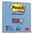 Bloco Adesivo 3M Post-it Notas Adesivas 654 76 X 76mm Azul Cristal 1 Bloco (90 Folhas) Ref: HB004650261 - Imagem 1