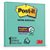 Bloco Adesivo 3M Post-it Notas Adesivas 654 76 X 76mm Azul Aqua 1 Bloco (90 Folhas) Ref: HB004650196 - Imagem 1