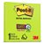 Bloco Adesivo 3M Post-it Notas Adesivas 654 76 X 76mm Verde Neon 1 Bloco (90 Folhas) Ref: HB004309900 - Imagem 1