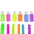 Tinta Guache Radex Pincel com 6 Cores Neon Glitter 18 ml cada Ref: 7032 - Imagem 2