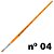 Pincel 815 - 04 Chato Cerda Natural Kaz - Imagem 1