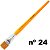 Pincel 815 - 24 Chato Cerda Natural Tigre - Imagem 1