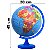 Globo Terrestre Continental Político Plástico Base Azul 30 cm Libreria - Imagem 1
