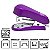 Grampeador Tilibra G101 Roxo Mini Plástica 5,8cm 26/6 Ou 24/6 Até 12 Folhas Ref: 285692 - Imagem 1