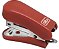 Grampeador Tilibra G101 Vermelho Mini Plástica 5,8cm 26/6 Ou 24/6 Até 12 Folhas Ref: 285609 - Imagem 5