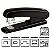Grampeador Tilibra G102 Preto Plástico 12cm 26/6 Ou 24/6 Até 20 Folhas Ref: 211338 - Imagem 1