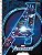 Caderno 1 x 1 Matéria Universitário Avengers Games Espiral Capa Dura 80 folhas Tilibra Ref: 318141 - Imagem 1