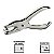 Perfurador De Papel Tilibra P205 Alicate Com 1 Furo Até 8 Folhas Ref: 276561 - Imagem 1