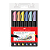 Caneta Hidrográfica Faber Castell Brush Pen Super Soft Tons Pastel 6 Cores Ref: 15.0706TPSOFT - Imagem 1