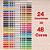 Caneta Hidrográfica Faber Castell Bicolor 48 Cores Ref: 150624N - Imagem 1