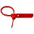 Lacre Para Malote Numerado Escada Plástico Vermelho 23cm Com 100 Peças Tykheplas Ref: 230045 - Imagem 2
