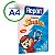 Papel Sulfite A4 Rosa Report Senninha 100 Folhas 75g/m² - Imagem 1