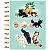 Caderno 10x1 Matérias Universitário Tilidisco Connect Purrfect Cat Disco Capa Dura 160 Folhas 90g/m² Tilibra Ref: 352047 - Imagem 1