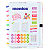 Caderno 1x1 Matéria Colegial Médio Mentos Disco Capa Dura 80 Folhas 90g/m² Caderno Inteligente Jandaia Ref: 77602 - Imagem 1