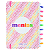 Caderno 1x1 Matéria Colegial Médio Mentos Disco Capa Dura 80 Folhas 90g/m² Caderno Inteligente Jandaia Ref: 77602 - Imagem 2