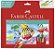 Lápis De Cor Aquarelável Faber Castell Sextavado 60 Cores Com Pincel Ref: 120260G - Imagem 1