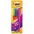 Caneta Bic Cristal Fashion 1.2 mm com 4 cores (Rosa, Roxo, Verde, Azul) - Imagem 1