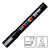 Caneta Marcador Posca 26 Prata PC-5M 1.8 - 2.5 mm Uni - Imagem 1