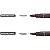 Caneta Nankin Cinza Escuro 0.1 mm Uni Pin Fine Line Descartável Pin 01-200 Mitsubishi - Imagem 2