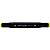 Caneta Marcador Permanente Duas Pontas 123 Amarelo Fluorescente Bismark - Imagem 3