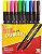Caneta Dual Brush Pincel Marcador Ponta Dupla Bismark Dualtip 10 Cores Yes Ref: PK0100D_SOR - Imagem 1