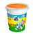 Massa de Modelar Uti Guti Laranja Fluor 500 g Ref: 004011 - Imagem 1