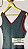 Vestido Reserva Natural Curto Tubinho 40 M Algodão Preto Viés Vermelho Decote V Forrado Casual - Imagem 2