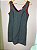 Vestido Reserva Natural Curto Tubinho 40 M Algodão Preto Viés Vermelho Decote V Forrado Casual - Imagem 5