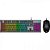 Kit Teclado e Mouse Gamer RGB Com Fio USB ABNT2 Preto - KM300F 303040670100 - HP - Imagem 1