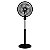 Ventilador de Coluna Wap 50cm Rajada Turbo W130 5 Pás e 3 Velocidades - Preto - Imagem 1