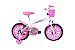 Bicicleta Infantil Aro 16 Freios V-Brake Branco e Rosa - PINKY WR - TK3 Track - Imagem 1