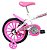 Bicicleta Infantil Aro 16 Freios V-Brake Branco e Rosa - PINKY WR - TK3 Track - Imagem 3