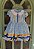 Vestido vesta junina bandeirinhas azul - Imagem 1