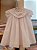 Vestido branco com gola nuvem bordada lilás - Imagem 1