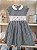 Vestido casinha de abelha xadrez verde - Imagem 1