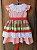 Vestido festa junina patchwork melancia - Imagem 1