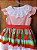 Vestido festa junina patchwork melancia - Imagem 2