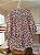 Vestido manga longa viscose floral rosa - Imagem 1