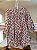 Vestido manga longa viscose floral rosa - Imagem 2