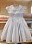 Vestido casinha de abelha azul claro - Imagem 1