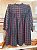 Vestido xadrez preto/verde/pink - Imagem 3
