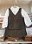 Conjunto jumper veludo verde - Imagem 1
