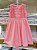 Vestido preguinhas rosa chiclete - Imagem 1