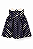 Vestido bolinhas marinho com bordado tulipa - Imagem 2