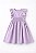 Vestido casinha de abelha babado lilás - Imagem 1