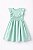 Vestido casinha de abelha babado verde àgua - Imagem 1