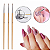 Pincel Fino p/ acabamento da esmaltação em gel - Kit c/3 unidades - Imagem 1
