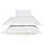 Jogo de cama Casal Neo Essencial Camesa Branco 4pçs Percal 180fios 100% algodão - Imagem 1