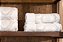 Jogo 2 toalhas de lavabo Trussardi Imperiale Bordada Branco - Imagem 6