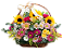 Cesta Grande com flores mistas - Imagem 1
